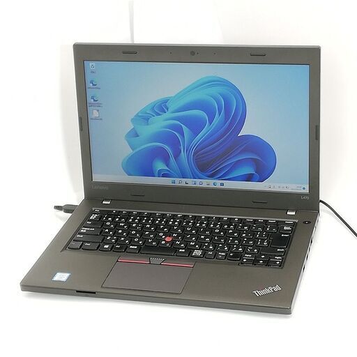 保証付 新品SSD Wi-Fi有 14インチ ノートパソコン Lenovo L470 第7世代 Core i5 8GB 無線LAN Bluetooth Windows11 Office 即使用可能