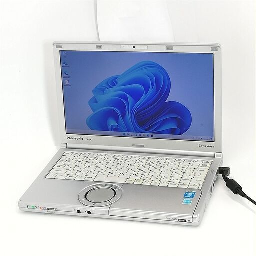 保証付 日本製 ノートパソコン Panasonic CF-SX3SDHCS 中古良品 第4世代 Core i5 4GB DVD 無線 Bluetooth カメラ Windows11 Office済
