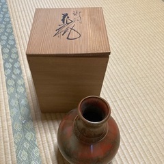 【新品】花瓶　茶色