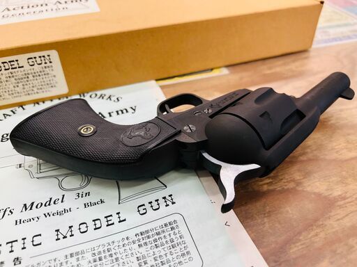CAW S.A.A. 2ND Sheriffs 3in HW モデルガン