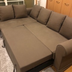 IKEAソファ-ベッド5人掛け、セミダブルベッドセット