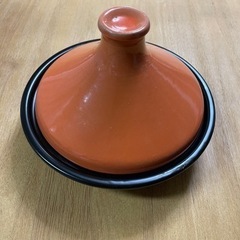 タジン鍋　オレンジ