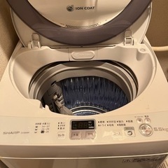 シャープ　5.5kg洗濯機　ES-GE55N