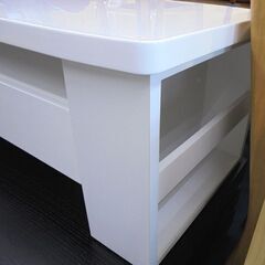 札幌白石区 センターテーブル ニトリ デイジー 120CT 白 ホワイト エナメル系 DAISY 120CT 本郷通店