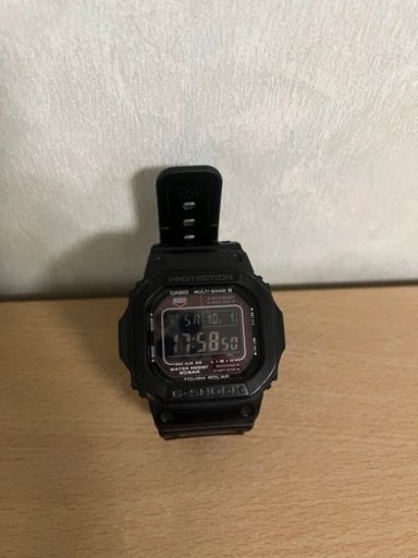 値下げ❗️G-SHOCK 保護フィルム付き 電波時計 太陽光発電