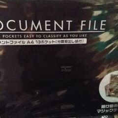 ドキュメントファイルケース☆BLACK