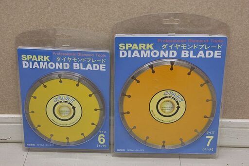 SPARK DIAMOND BLADE ダイヤモンドブレード6インチ 7インチ (HD1389wY)