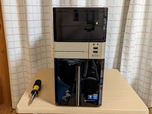 【最終値下げ】自作自作デスクトップパソコン win10 XeonE3 1271v3（4コア8スレ最大4GHz） GTX1060 8GB SSD240GB