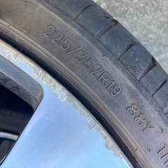 19インチ　コスミック　ベネルディ　PCD100 プリウス