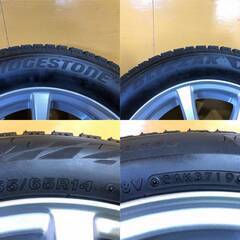No.989　ブリヂストン　ブリザックVRX2　スタッドレスタイヤ　14インチ　155/65R14　軽自動車サイズ　4本