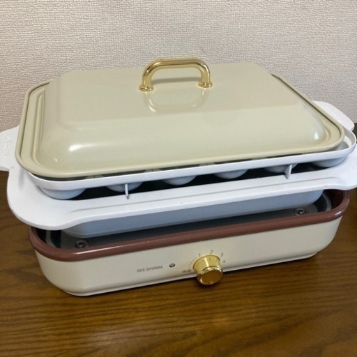 受付終了いたします。　アイリスオーヤマ  電気グリル鍋\u0026たこ焼き