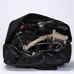 【ネット決済・配送可】折り畳み自転車用収納バッグ　キャスター付き
