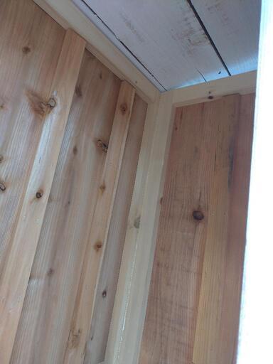 手作り ハンドメイド かわいいピンクの物置 ヨーロピアン物置