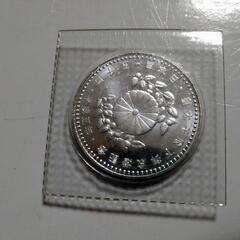 天皇御座位60年１万円銀貨②