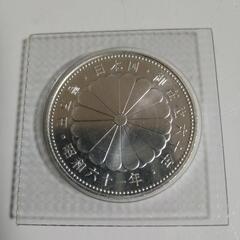 天皇御座位60年１万円銀貨②