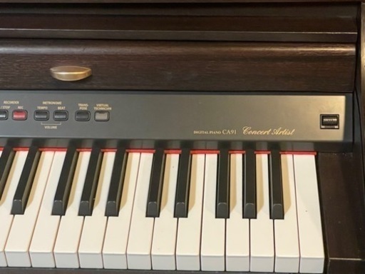 購入者様決定！】【お引き取り】☆電子ピアノKAWAI CA91 ☆木製鍵盤