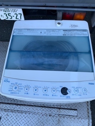 配送可能　2020年　Haier 洗濯機 JW-C45FK（W） （ホワイト） 洗濯機