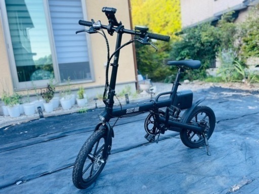 電動アシスト　折りたたみ自転車　ガレージ保管　美車　乗車10回程度　※値段交渉OK