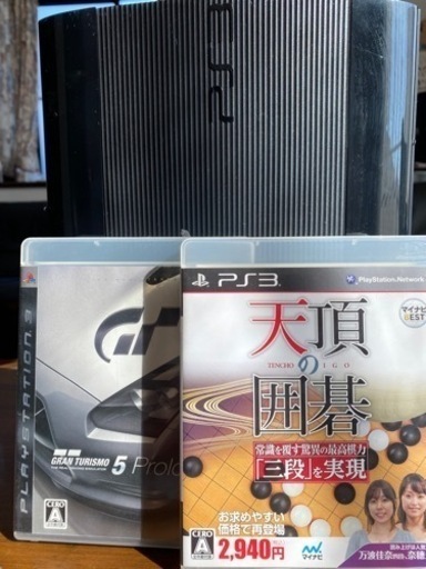 PS3とソフト２枚