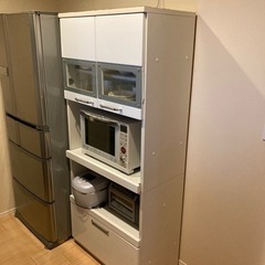 【譲渡先決定済み】食器棚　カップボード　キッチン収納