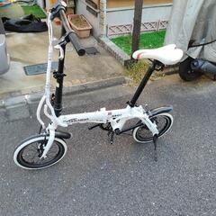 14インチ折りたたみ自転車6速使用2〜3回