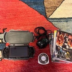 PSP 3000とカセット　ソフト5本セット
