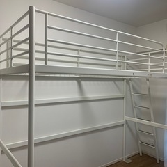 IKEA ロフトベッド 白