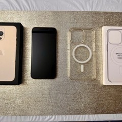 iPhone13Pro 256GB Gold 純正ケース付