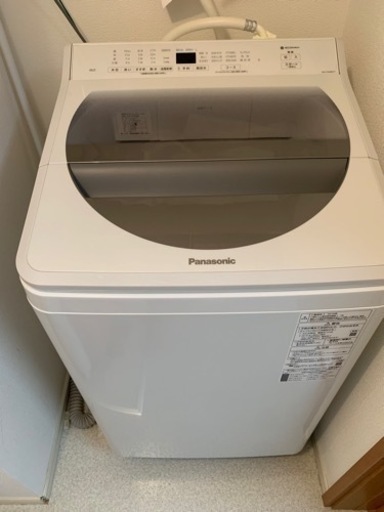 【取引決定】2019年製Panasonic 洗濯機 保証付き