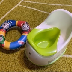 【トイトレ】　IKEAおまる　子供用便座　セット