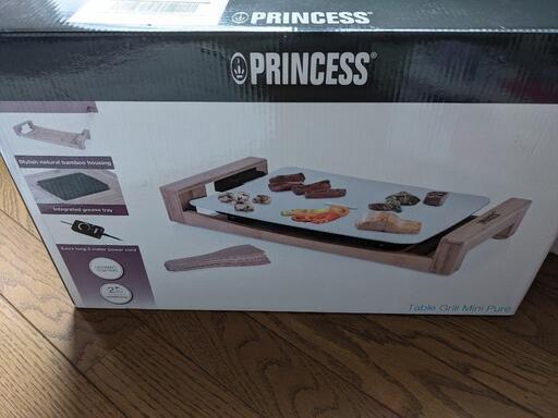 新品未使用 Princess Table Grill Mini Pureと専用LID\u0026STOPPER(プリンセス テーブル グリル)