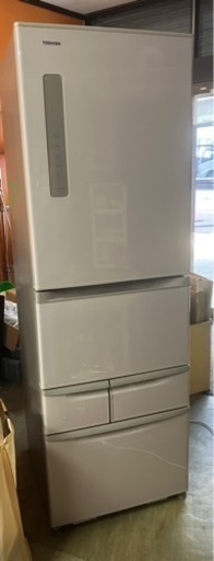 【契約済み】東芝 5ドア冷凍冷蔵庫 ベジータ 右開き 426L　GR-G43G（P） 2014年製 TOSHIBA