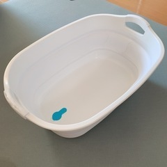 【0円】ソフトタブ　洗濯桶　ホワイト