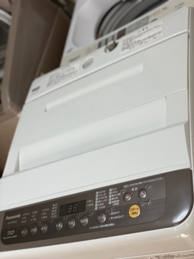 送料・設置込み 洗濯機 7kg Panasonic 2019年 - 洗濯機 