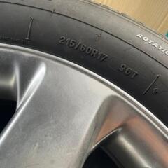 値下げスタッドレス アルミホイール付き 215/60/17 ミシュラン 冬用 pcd 114.3    