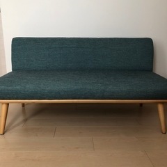 【お譲り先決定】ソファ ソファー 2人掛け ファブリック 北欧 ナチュラル 二人用 ソファ 2Pソファ ベンチソファ プリ2Pソファ