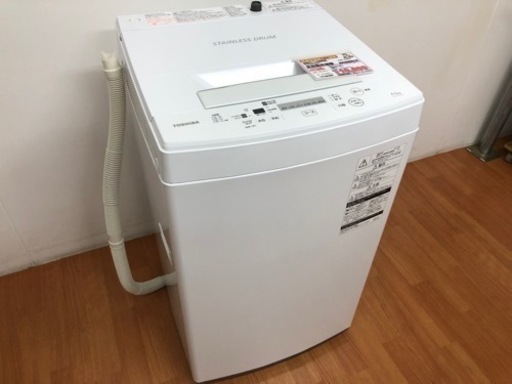 TOSHIBA 全自動洗濯機 4.5kg AW-45M7 J02-09