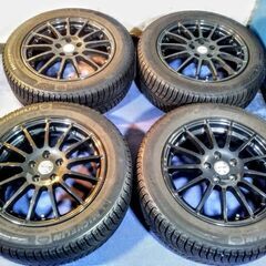 冬 BMW ミニ MINI クロスオーバー ベンツ BMW X1 冬 X2【富山】ガンメタ 人気 アーヴィン (ウェッズ)+52 PCD112 ミシュラン 225/55R17 中古