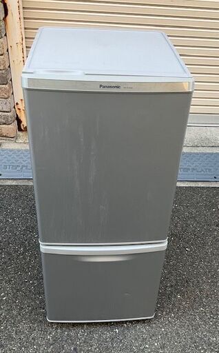 RKGRE-979】特価！Panasonic/138L 2ドア冷凍冷蔵庫/NR-B148W-S/中古品/2016年製/当社より近隣無料配達！