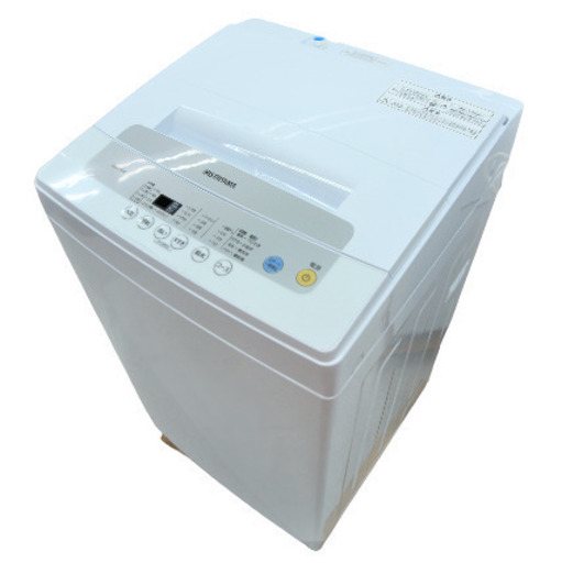 リユース品　アイリス　5kg　洗濯機　IAW-T502E　2020