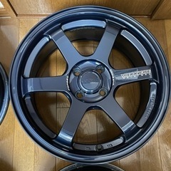 希少 超美品 TE37 SONIC MAGBLUE 16インチ 4h 100 7j 25 35 RAYS VOLK RACING マグブルー シビック インテグラ ef eg ek da db dc usdm jdm