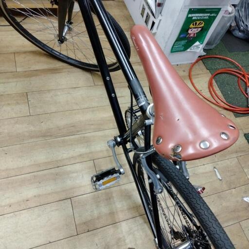 お取引完了) 26インチ クロスバイク 6段ギヤ Vブレーキ ブラック 整備