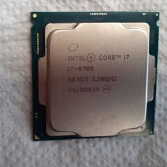 【中古品】CPU Corei7 -8700(3.2GHz)