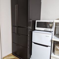 【ネット決済・配送可】（受付終了）冷蔵庫、大と小のどちらか一方