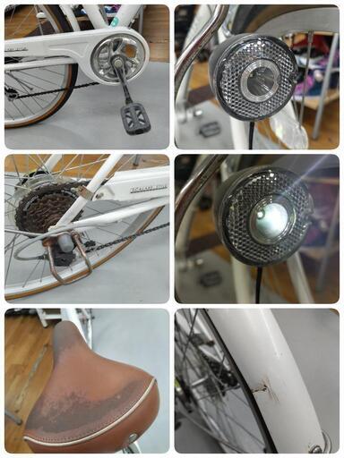 J006  サドル劣化有り  軽快自転車  SCALARE STYLE  6段変速  LEDオート  26インチ J006 サドル劣化有り 軽快自転車 SCALARE STYLE 6段変速 LEDオート 26