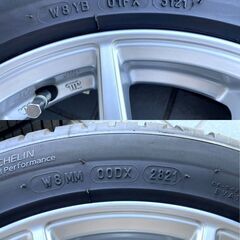 超美品★前後サイズ違いのホイールセット165/55R15・175/55R15　6～9分山