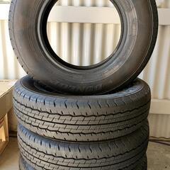 ハイエース　純正タイヤ　新車外し　① ハイエース純正タイヤ新車外し