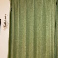 【取引確定】緑 カーテン レースカーテン 4枚セット