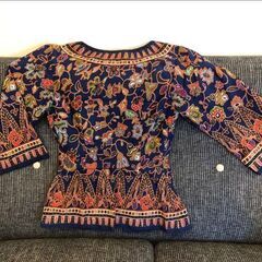 シンガポール航空CA サロンケバヤ（本物‼︎超レア　ピエールバルマン　デザイン）