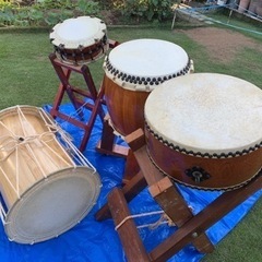 和太鼓（締め太鼓、宮太鼓、桶太鼓＋オマケ平太鼓）